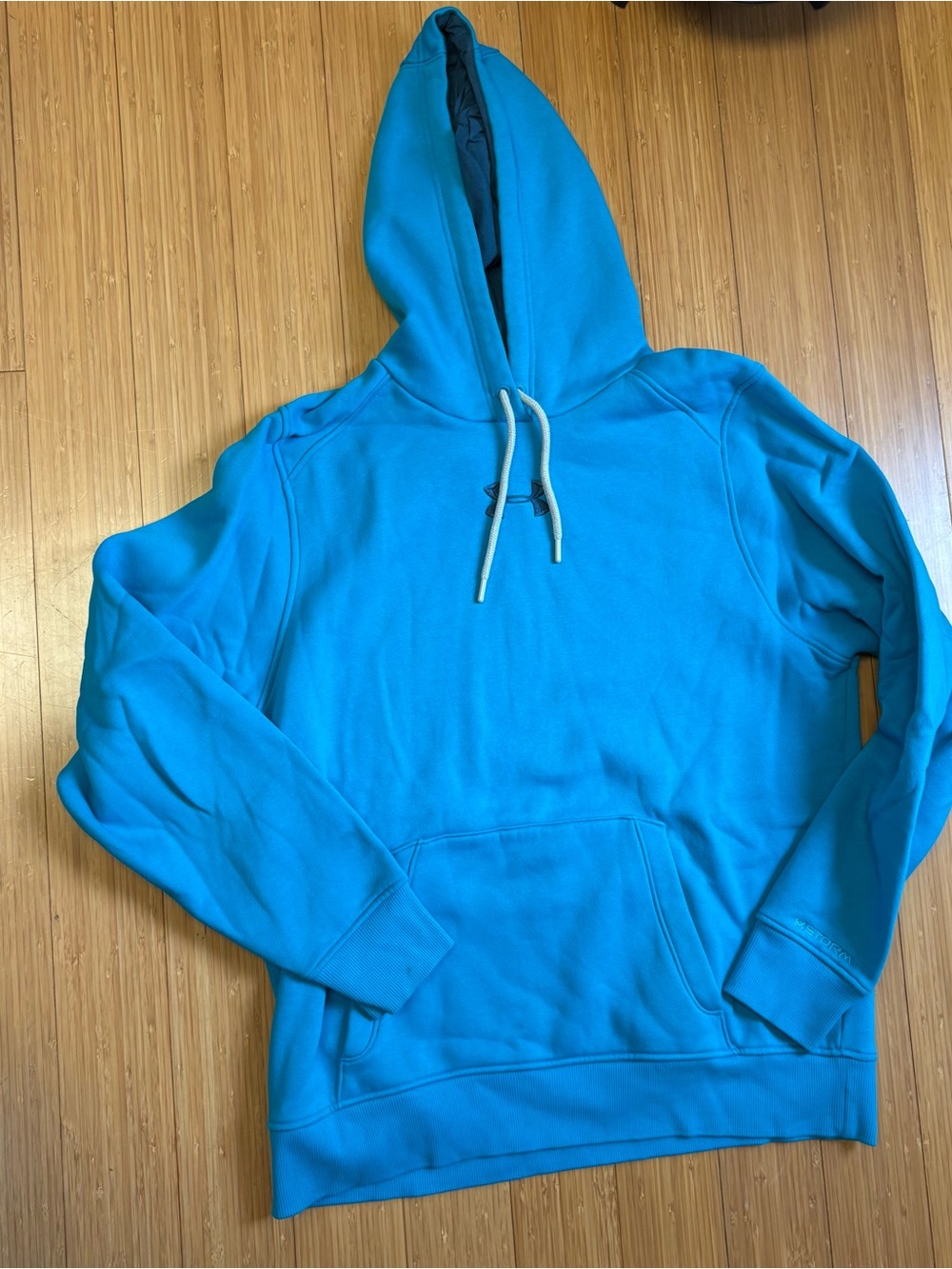Under Armour Teal Blue Men's Pullover Hoodie